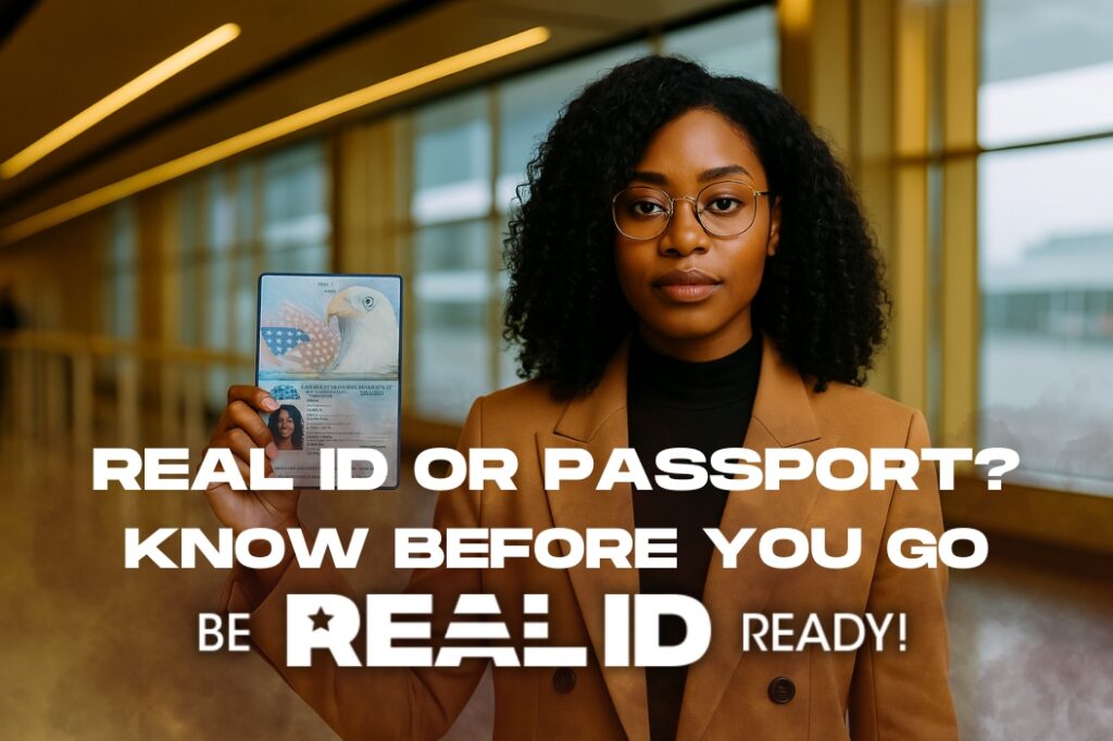 Real ID or Passport Know before you go