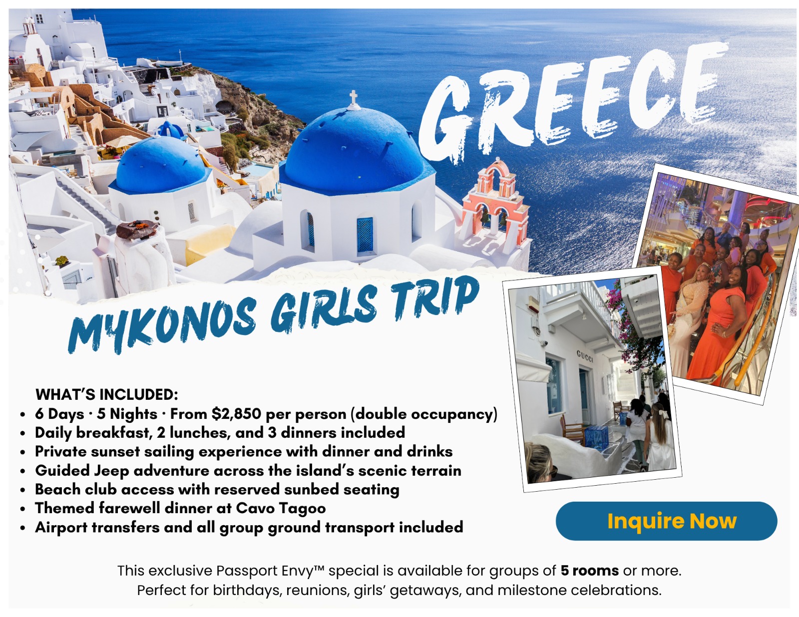 Greece - Mykonos Girs Trip